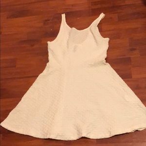 White mini dress